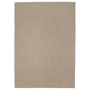 VODSKOV Rug, flatwoven, natural/light grey, 200x300 cm