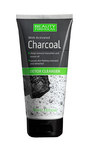 Beauty Formulas Charcoal Deep Cleansing Detox Gel with active charcoal 150ml