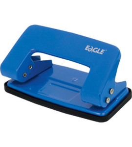 Hole Puncher 2-Hole Punch up to 8 Sheets, 6mm, blue