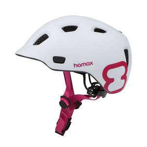 Hamax Children's Helmet 47-52, white/pink