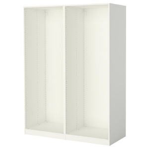 PAX 2 wardrobe frames, white, 150x58x201 cm