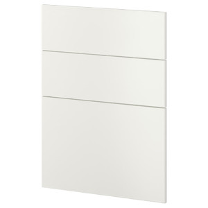 METOD 3 fronts for dishwasher, Veddinge white, 60 cm