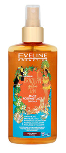 Eveline Brazilian Body Golden Tan Body Highlighter 5in1 For All Skin Types 150ml