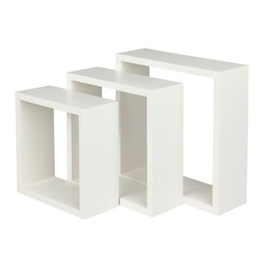 Form Wall Shelves Rigga Set of 3, white