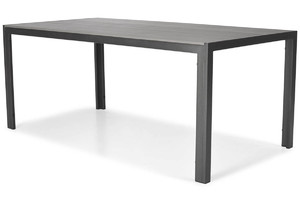 Aluminium Garden Table Parma 180cm, black