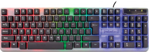 Rebeltec Wired Gaming Keyboard Backlit Neon