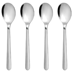 FÖRNUFT Spoon, stainless steel, 4 pack