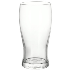 LODRÄT Beer glass, clear glass, 50 cl