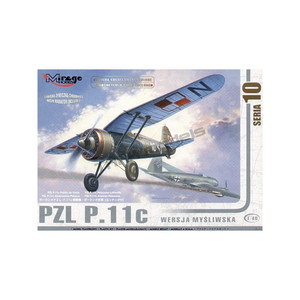 Mirage Model Kit Polish Air Force PZL P-11c 14+