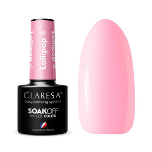 CLARESA UV/LED Color Gel Polish Lollipop 4 5g