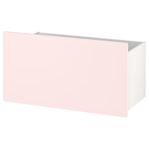 SMÅSTAD Box, pale pink, 90x49x48 cm