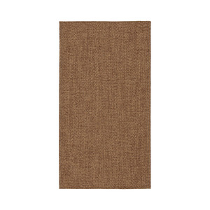 LYDERSHOLM Rug flatwoven, in/outdoor, medium brown, 80x150 cm