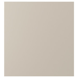 LAPPVIKEN Door, light grey-beige, 60x64 cm