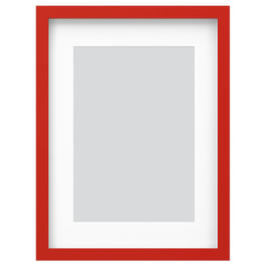 RÖDALM Frame, red, 30x40 cm