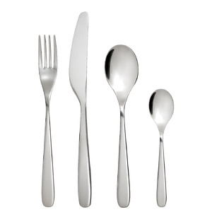 TILLAGD 24-piece cutlery set, stainless steel