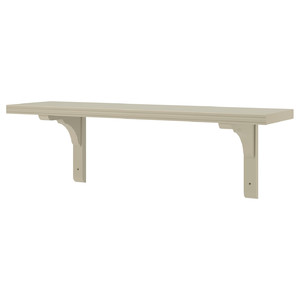 BERGSHULT / RAMSHULT Wall shelf, gray-beige, 80x20 cm