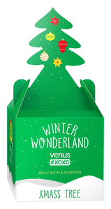 VENUS Xoxo Gift Set - Winter Wonderland Jelly Bath & Shower Xmas Tree