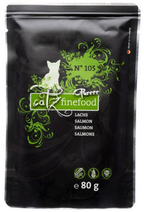 Catz Finefood Cat Food Purrrr N.105 Salmon 80g