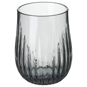 HÖSTAGILLE Glass, grey, 30 cl