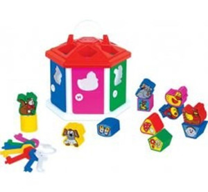 Educational House with Accessories Shape Sorter 12m+