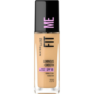 MAYBELLINE Fit Me! Luminous+Smooth Face Foundation 220 Natural Beige 30ml