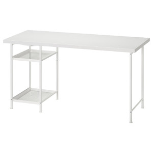 LAGKAPTEN / SPÄND Desk, white, 140x60 cm