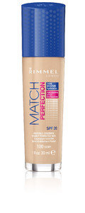 Rimmel Foundation Match Perfection No.100 Ivory 30ml