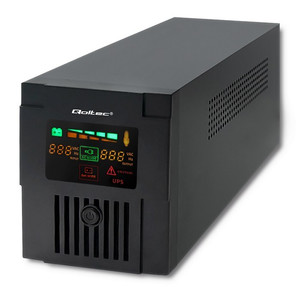 Qoltec UPS MONOLITH 1000VA 600W LCD USB