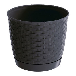 Plant Pot Ratolla Round 16.5 cm, anthracite