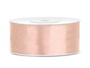 Satin Ribbon 25m 25mm, peach