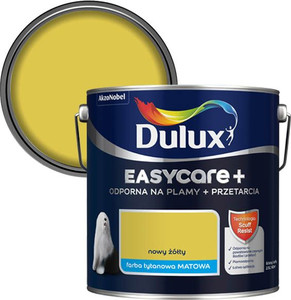 Dulux EasyCare+ Washable Durable Matt Paint 2.5l new yellow