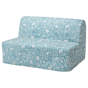 LYCKSELE HÅVET 2-seat sofa-bed, Tutstad multicolour