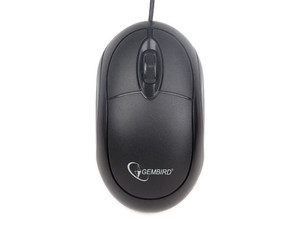 Gembird Wired Optical Mouse OPTO 1-SCROLL USB MUS-U-01, black