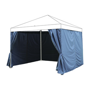 Blooma Side Curtains - Walls for Preston Gazebo, anthracite