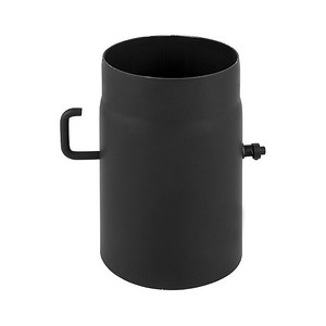 Chimney Connection Damper with short handle, 130 mm