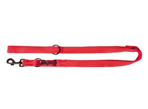 Dingo Extendable Dog Leash Cotton 2cm/120-220cm, red