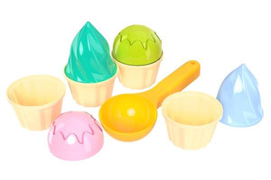Sand Moulds Set of 9 Ice Cream