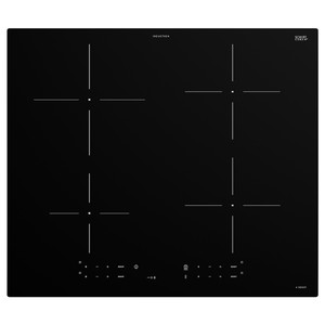 TREVLIG Induction hob, black IKEA 300 black, 59 cm