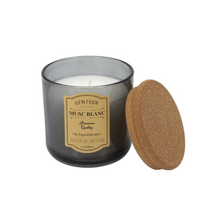 Scented Candle in Glass Senteur Musc blanc