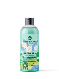 FARMONA Herbal Care Energising Shower Gel Green Tea 96% Natural Vegan 500ml