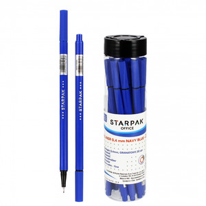 Starpak Office Fineliners 0.4 Dark Blue 20pcs