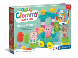 Clementoni Sot Clemmy Blocks Hero & Princess 6m+