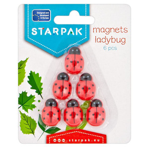 Magnets Ladybug 6pcs
