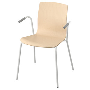 LÄKTARE conference chair medium grey/white
