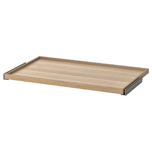 KOMPLEMENT Pull-out tray, white stained oak effect, 100x58 cm