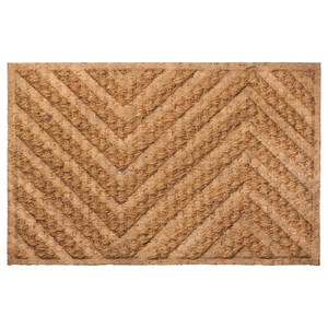 VÄGRÄCKE Door mat, natural colour/beige, 40x60 cm