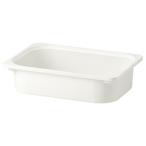 TROFAST Storage box, white, 42x30x10 cm