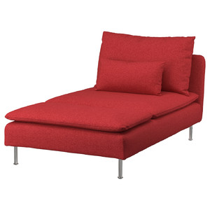 SÖDERHAMN Chaise longue, Tonerud red