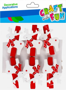 Christmas Clips Reindeer 6pcs