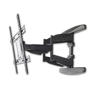 Techly 40-80" Ultra Slim Full Motion LCD TV Wall Mount Bracket Black